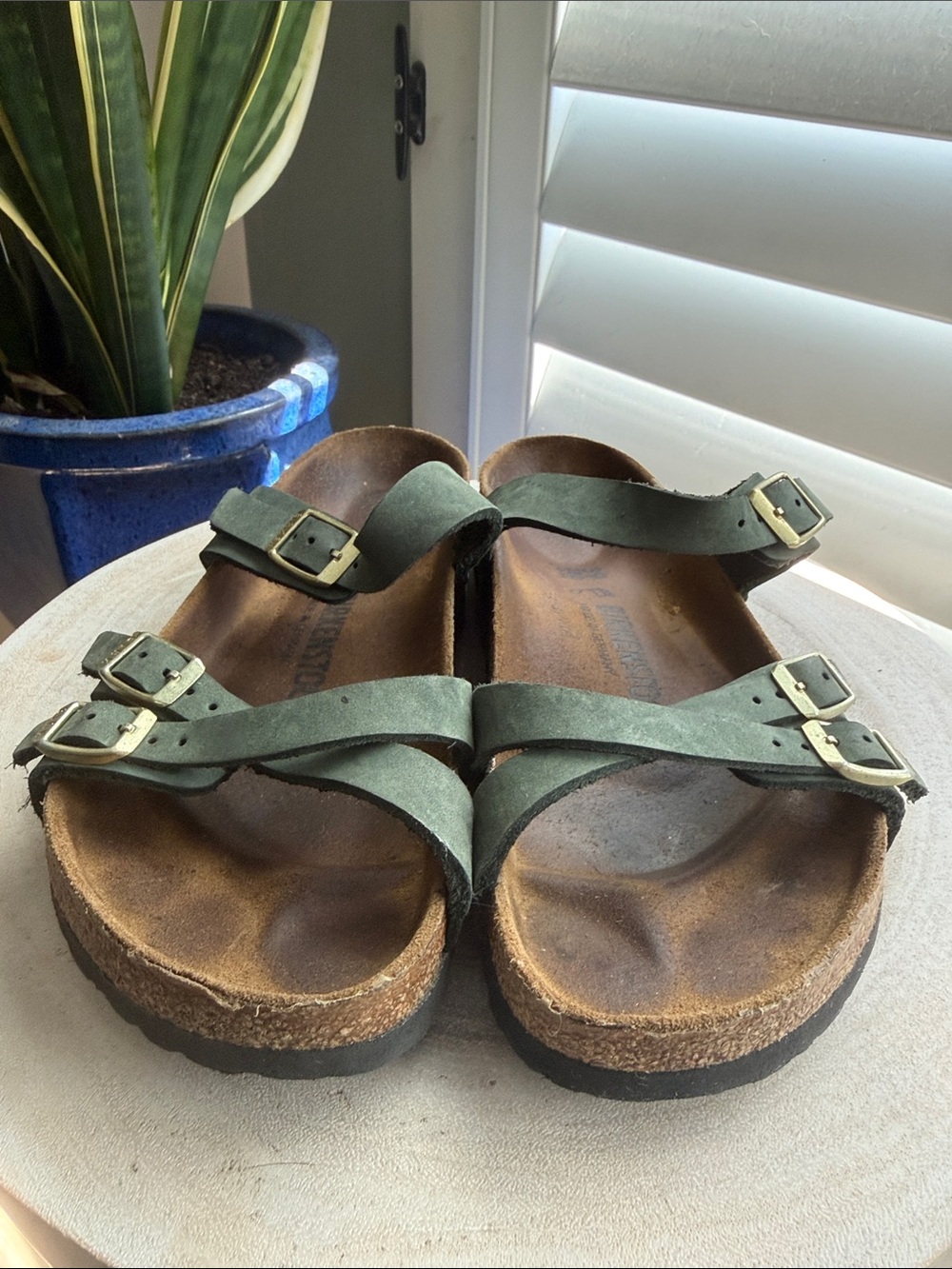 Birkenstock Franca sandal in Thyme - VGUC 💚 - Picture 8 of 9